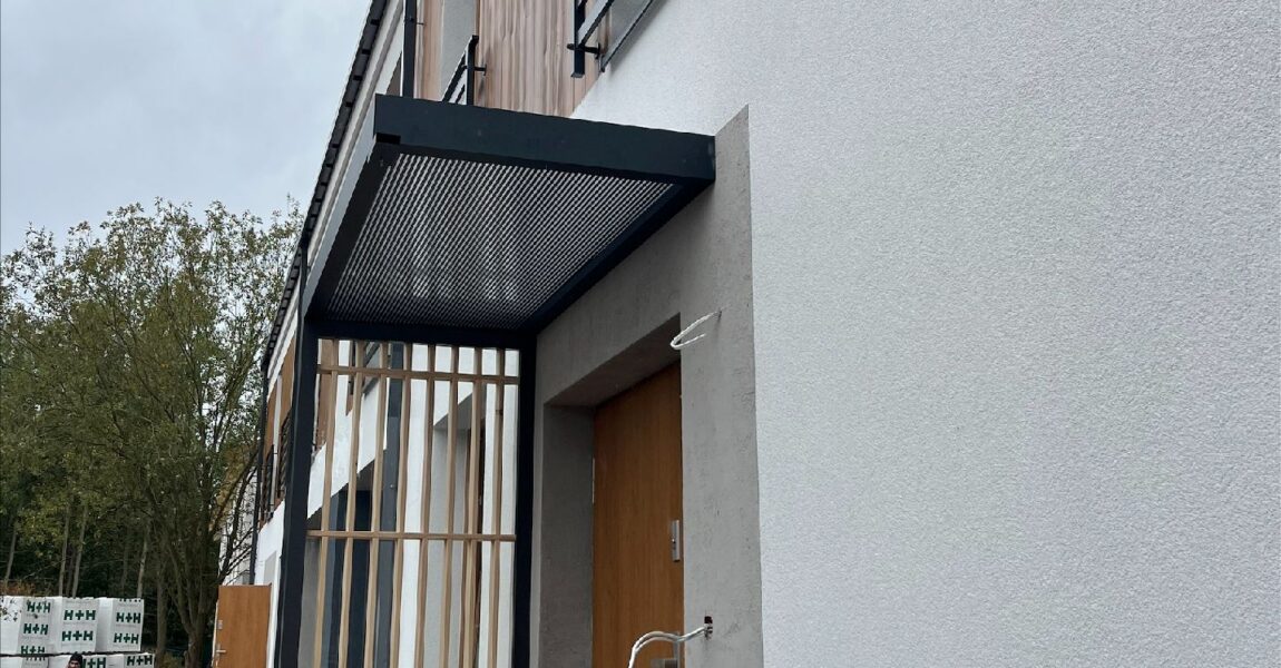 Połączenie ścianki Timber z zadaszeniem BS 3D Line – nowoczesna realizacja w okolicach Piaseczna